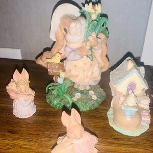 Easter bunny set from the 1980’s